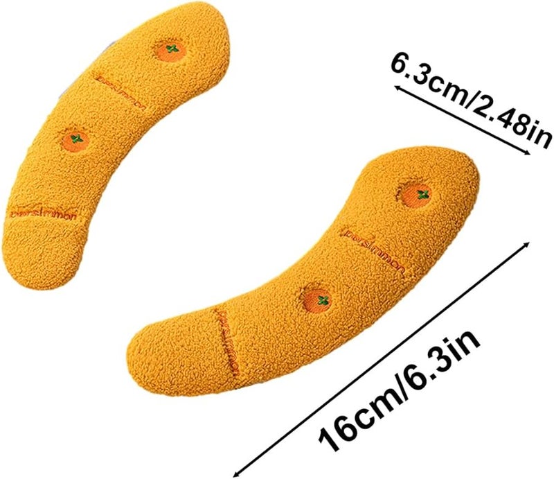 غطاء مقعد المرحاض البرتقالي الدافئ وسادة ناعمة دافئة مع مقبض للخريف والشتاء - Image 3